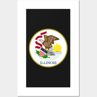 Illinois Coat of Arms Posters and Art